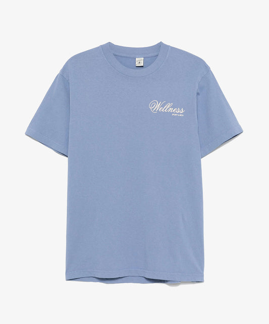 SPORTY & RICH | CARLYLE T-SHIRT { BLUE