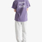 SPORTY & RICH | HEALTH IS WEALTH T-SHIRT { PURPLE