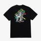 HUF | CLUB HOUSE T-SHIRT  { BLACK