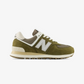 New Balance | 574 { CALCIUM/SILVER METALLIC