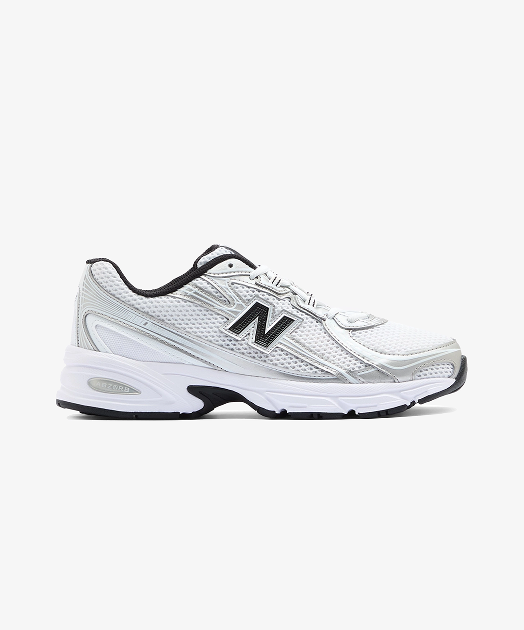 New Balance | 740 { WHITE/SILVER METALLIC-BLACK