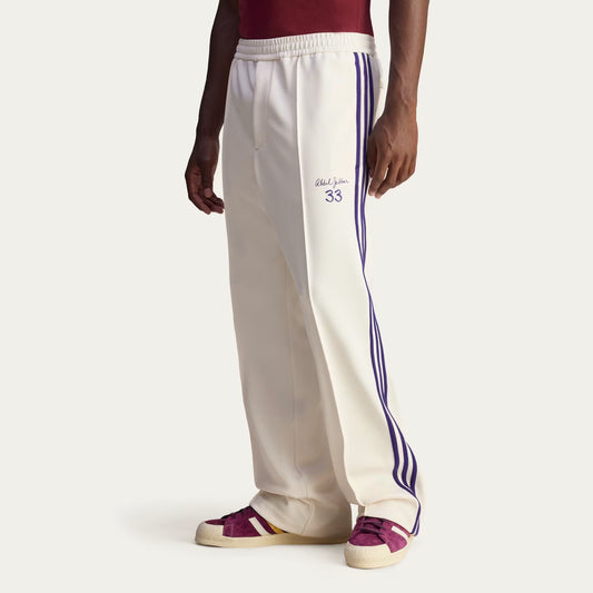 Adidas Originals | WALES BONNER JABBAR 3-STRIPES TRACK PANTS { CHALK WHITE