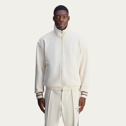 ADIDAS ORIGINALS | WALES BONNER JABBAR 3-STRIPES TRACK TOP { CHALK WHITE
