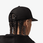 Jordan | FIGHT CLUB PRO UNSTRUCTURED FLAT BILL HAT { BLACK/BLACK