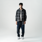 Superkicks | EMBROIDERED FLANNEL SHIRT  { GREY/BLACK