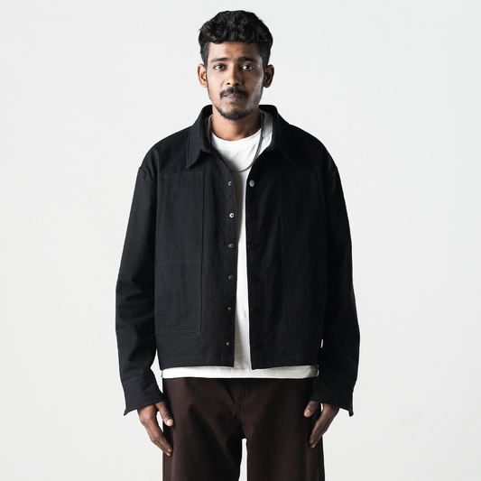 Superkicks | ESSENTIAL CARGO JACKET  { BLACK