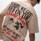 Superkicks ‘Second Chances’  Cotton T-shirt with Cupid and Demon graphic