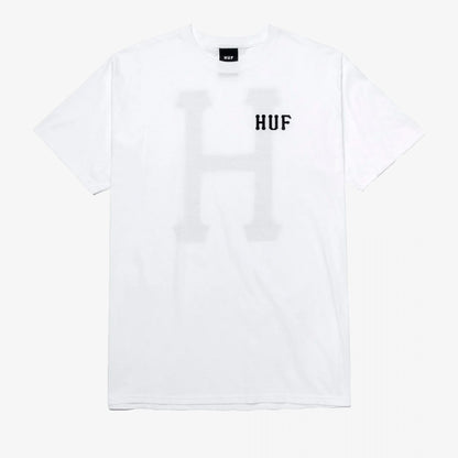 HUF | ESSENTIALS CLASSIC H TEE  { WHITE