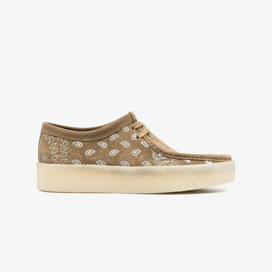 Clarks Originals | WALLABEE CUP DARK  { OLIVE PRINT