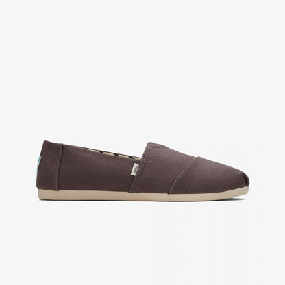 Toms | ALPARGATA RECYCLED COTTON CANVAS  { CHARCOAL GREY