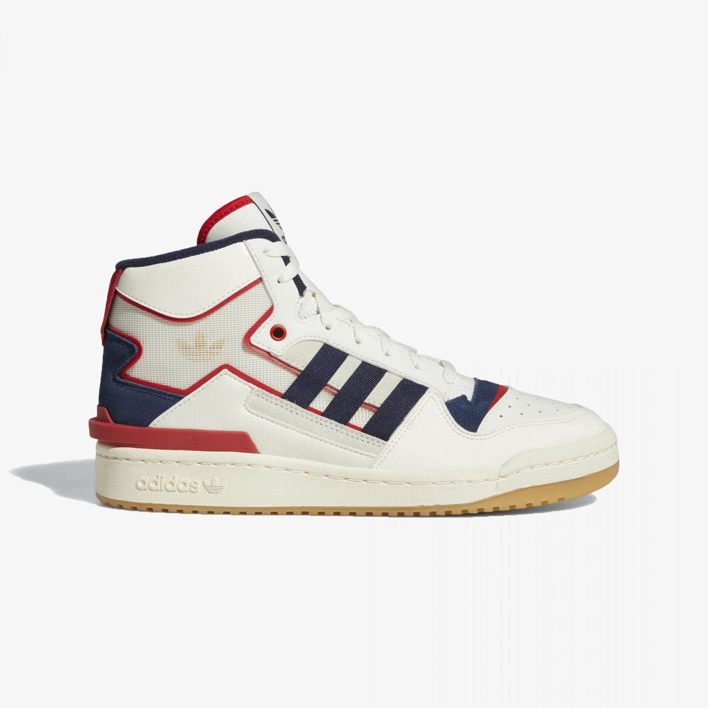 FORUM EXHIBIT MID 'COLLEGIATE NAVY / SCARLET'