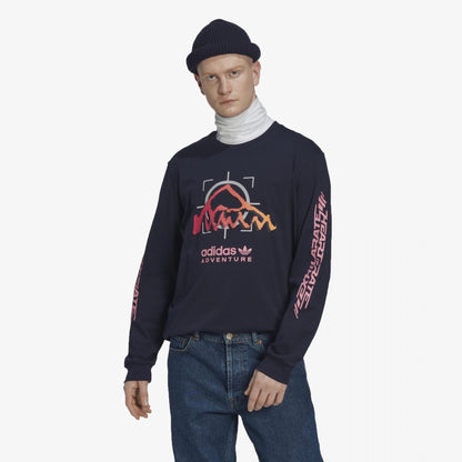 Adidas | ADVENTURE RIDE LONG SLEEVE TEE { LEGEND INK