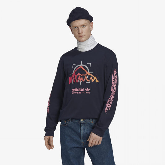 Adidas | ADVENTURE RIDE LONG SLEEVE TEE { LEGEND INK