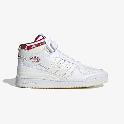 Adidas Originals | FORUM MID W  { WHITE/RED
