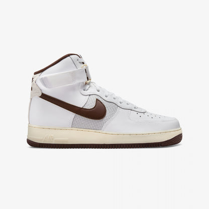 Nike | AIR FORCE 1 HIGH '07 WHITE AND LIGHT CHOCOLATE