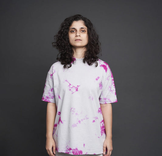Superkicks | TIE-DYE HALF SLEEVE TEE PINK