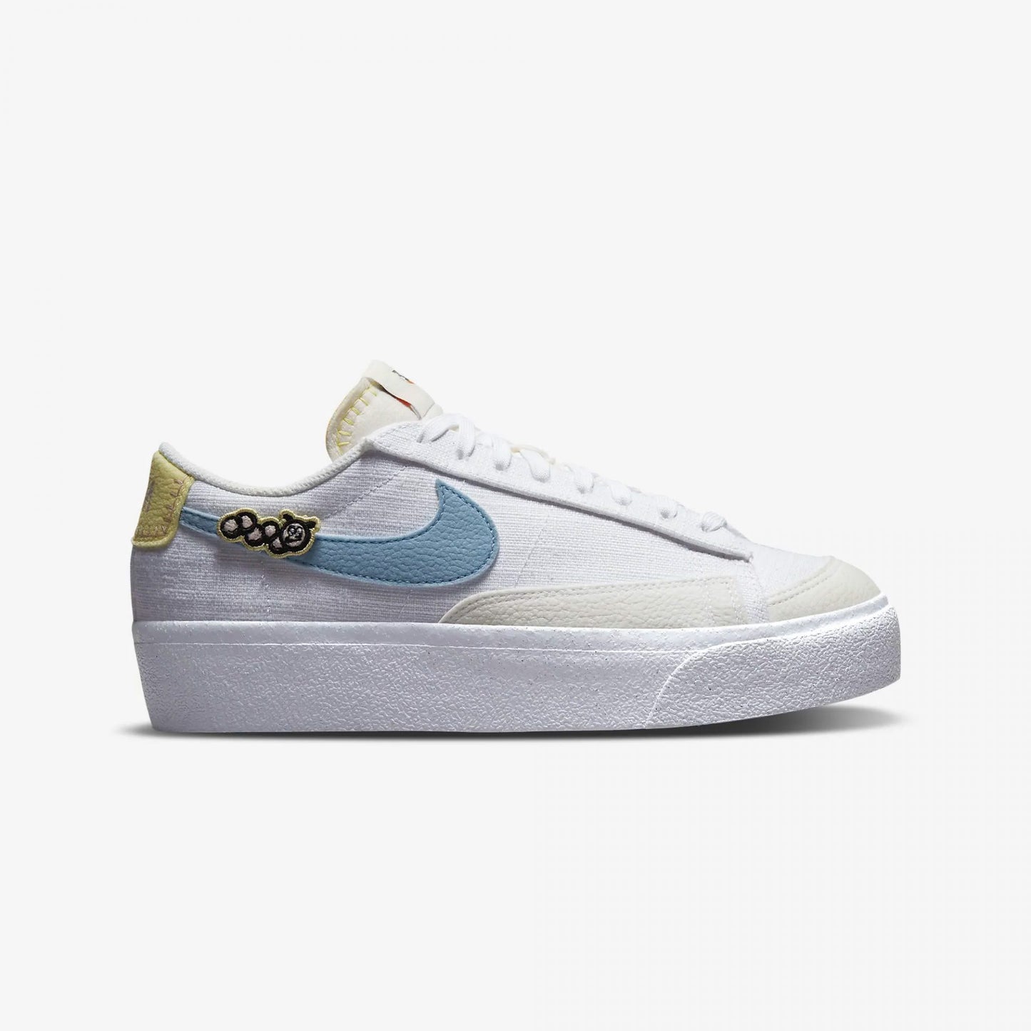 BLAZER LOW PLATFORM NEXT NATURE ' PALE IVORY / BOURDER BLUE '
