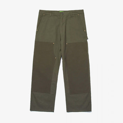 HUF | GILMAN DOUBLE KNEE PANT  { OLIVE
