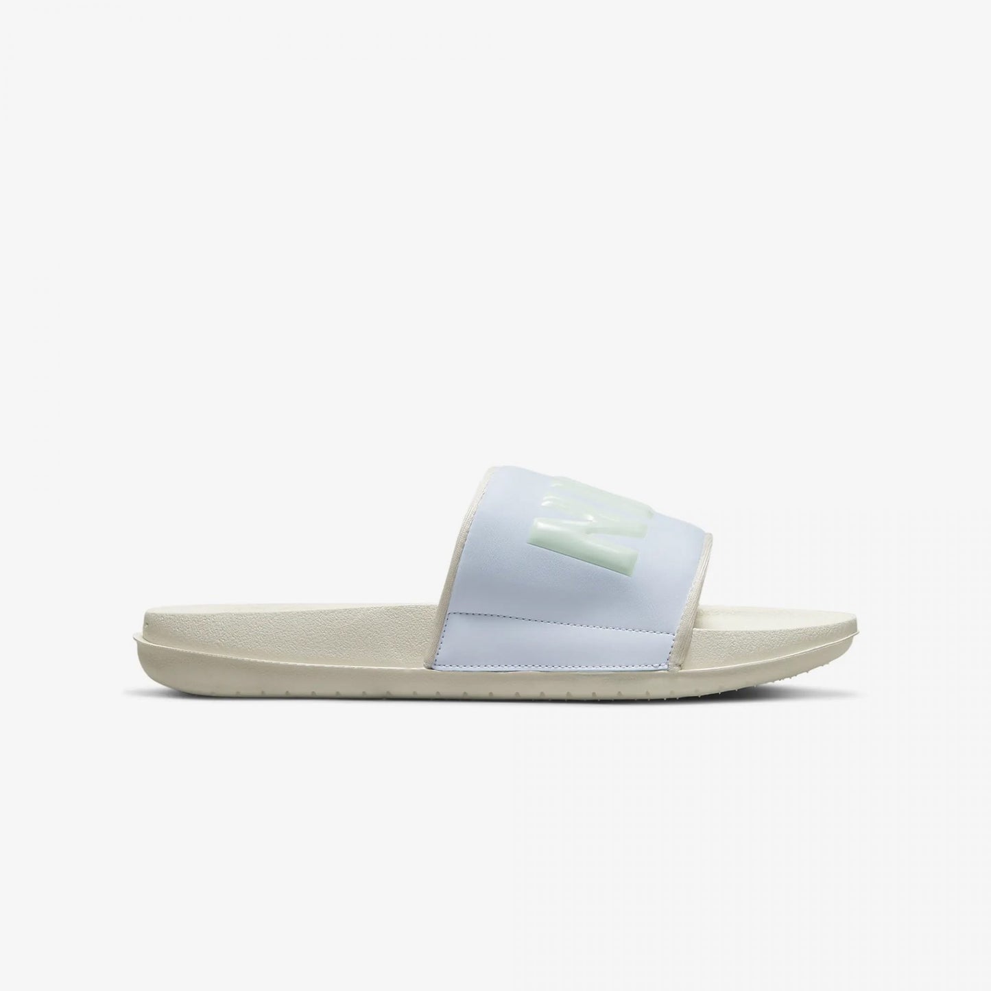 WMN'S OFFCOURT SLIDES 'PHANTOM/BARELY GREEN'