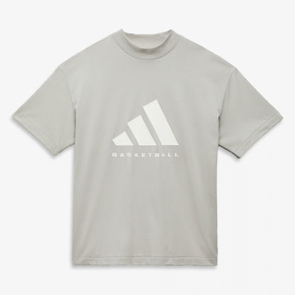 Adidas | BASKETBALL TEE  { METAL GREY