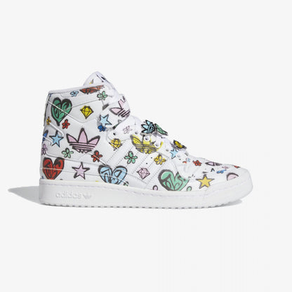 Adidas Originals | JEREMY SCOTT FORUM 84 HI MONO  { WHITE