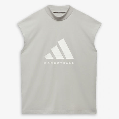 Adidas | BASKETBALL SLEEVELESS TEE  { METAL GREY