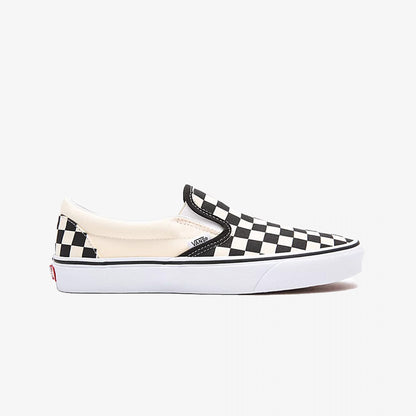 Vans | CHECKERBOARD CLASSIC SLIP-ON  { BLACK/WHITE