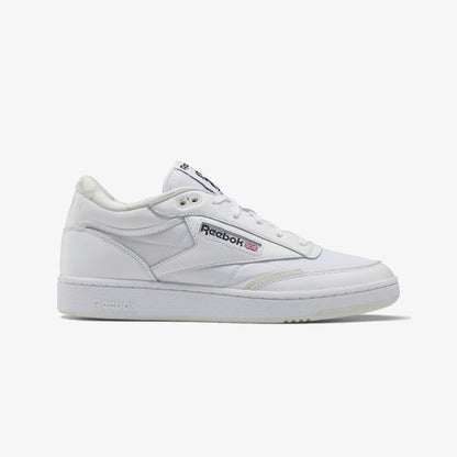 Reebok | CLUB C 85 MID II  { WHITE/MORNING FOG