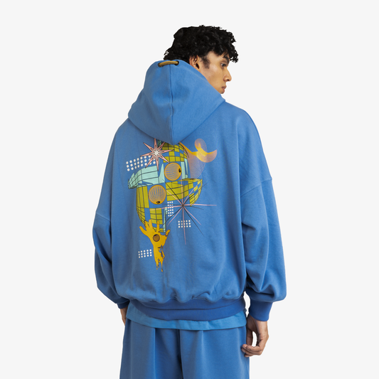 SPACEMAN DISCO HOODIE 'BLUE'