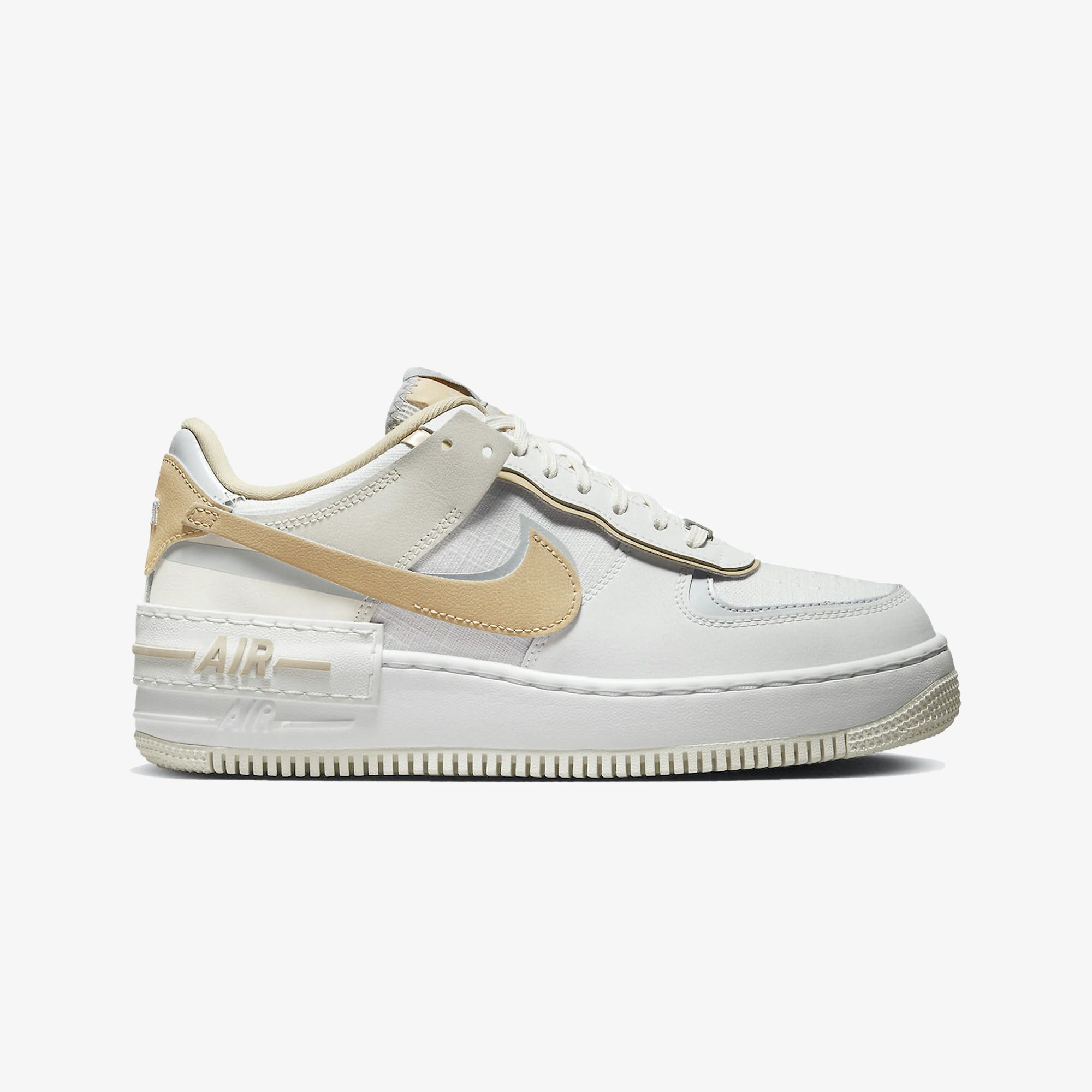 Buy NIKE WMN'S AIR FORCE 1 SHADOW 'SUMMIT WHITE/SESAME-WOLF GREY' â Superkicks