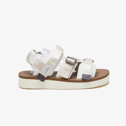 Suicoke | KISSE-PO  { IVORY WHITE/BROWN