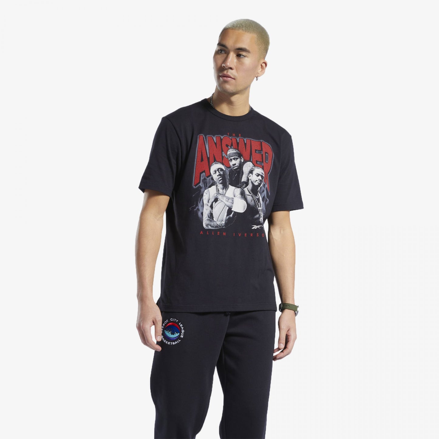 IVERSON TRIO SHORT SLEEVE T-SHIRT 'BLACK'