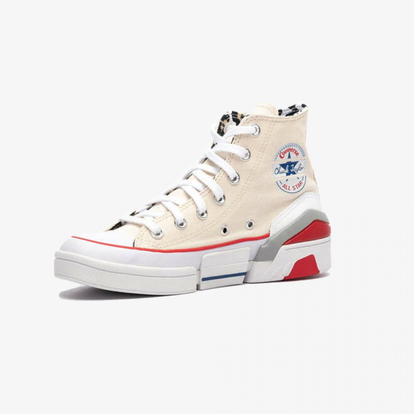 WMN'S  Chuck Taylor All Star-EGRET/WHITE/UNIVERSITY RED
