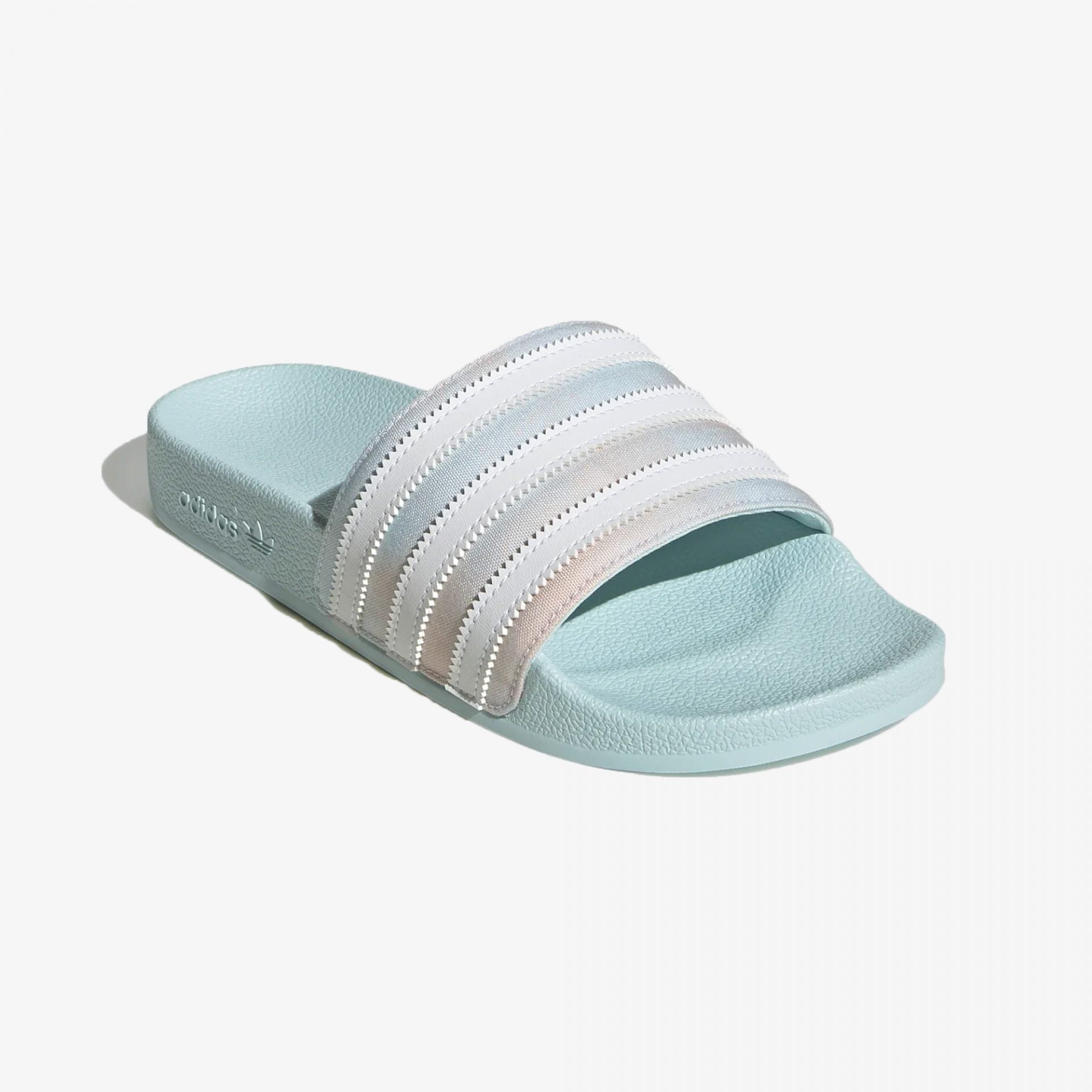 Adidas Originals ADILETTE SLIDES ALMOST BLUE CLOUD WHITE
