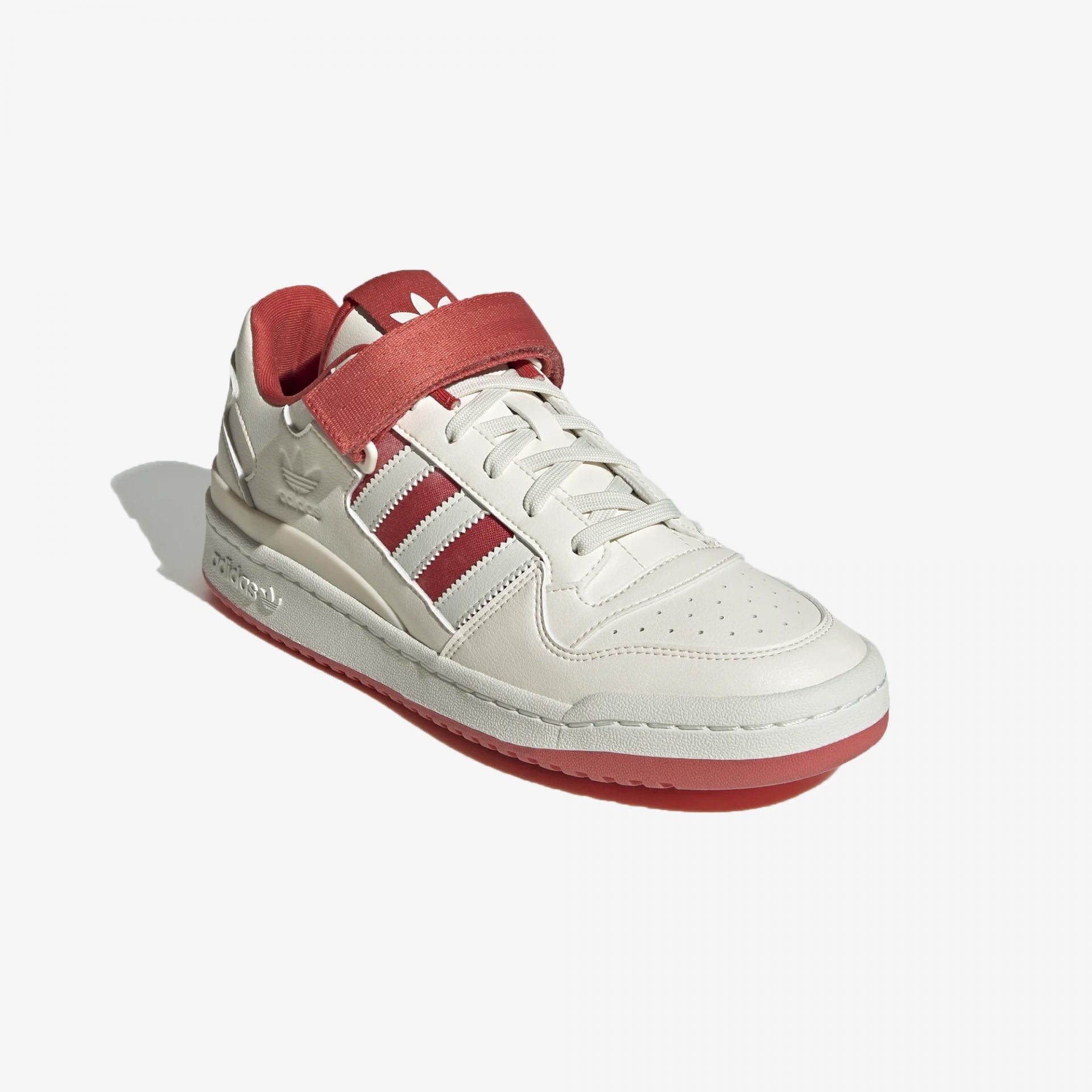 Adidas Originals FORUM LOW CHALK WHITE CREW RED