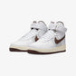 Nike | AIR FORCE 1 HIGH '07 WHITE AND LIGHT CHOCOLATE