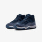 Jordan | AIR JORDAN 11 RETRO  { MIDNIGHT NAVY/METALLIC SILVER