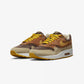 Nike | AIR MAX 1 PREMIUM  { PECAN/YELLOW OCHRE-BAROQUE BROWN