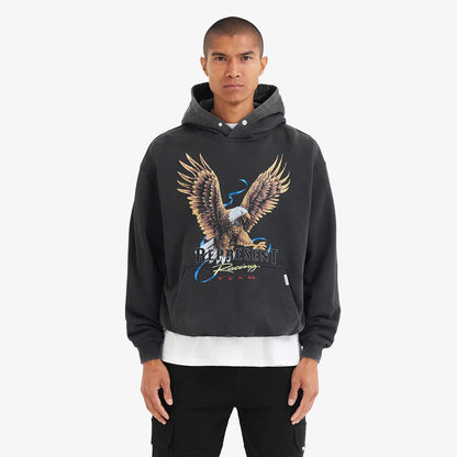 Represent | RACING TEAM EAGLE HOODIE  { BLACK