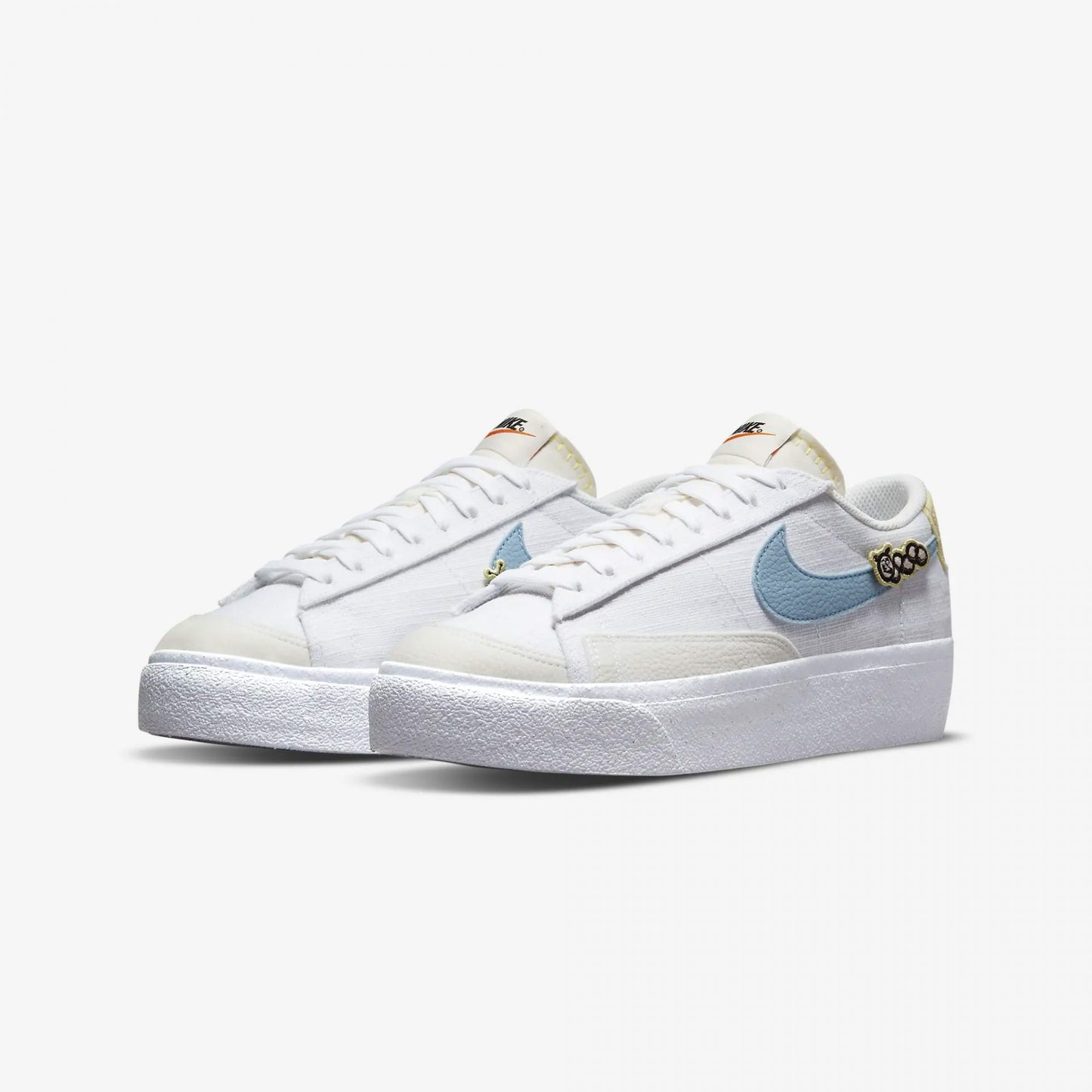 BLAZER LOW PLATFORM NEXT NATURE ' PALE IVORY / BOURDER BLUE '