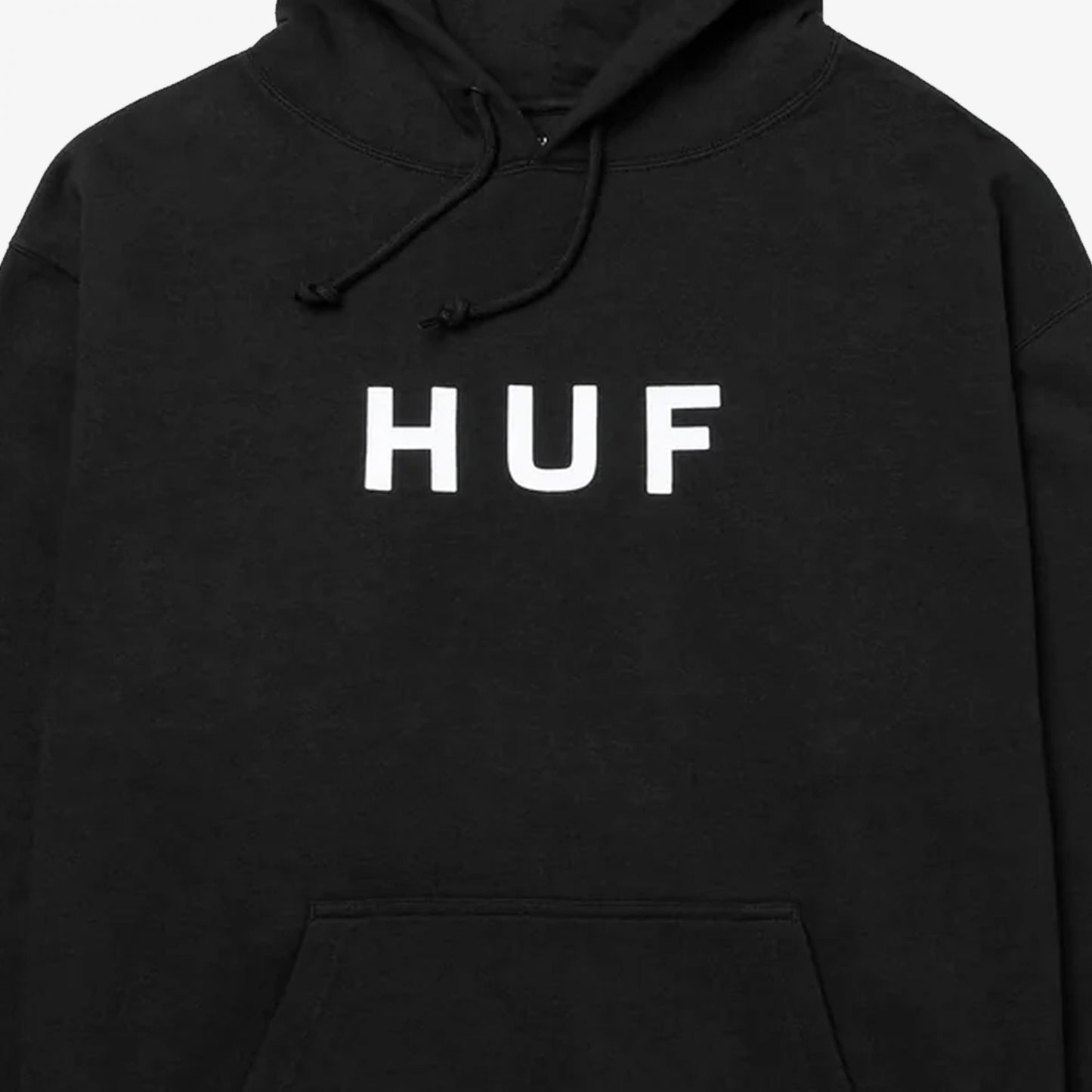 ESSENTIALS OG LOGO HOODIE 'BLACK'