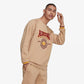 Adidas Originals | VARSITY CREWNECK SWEATSHIRT  { MAGIC BEIGE
