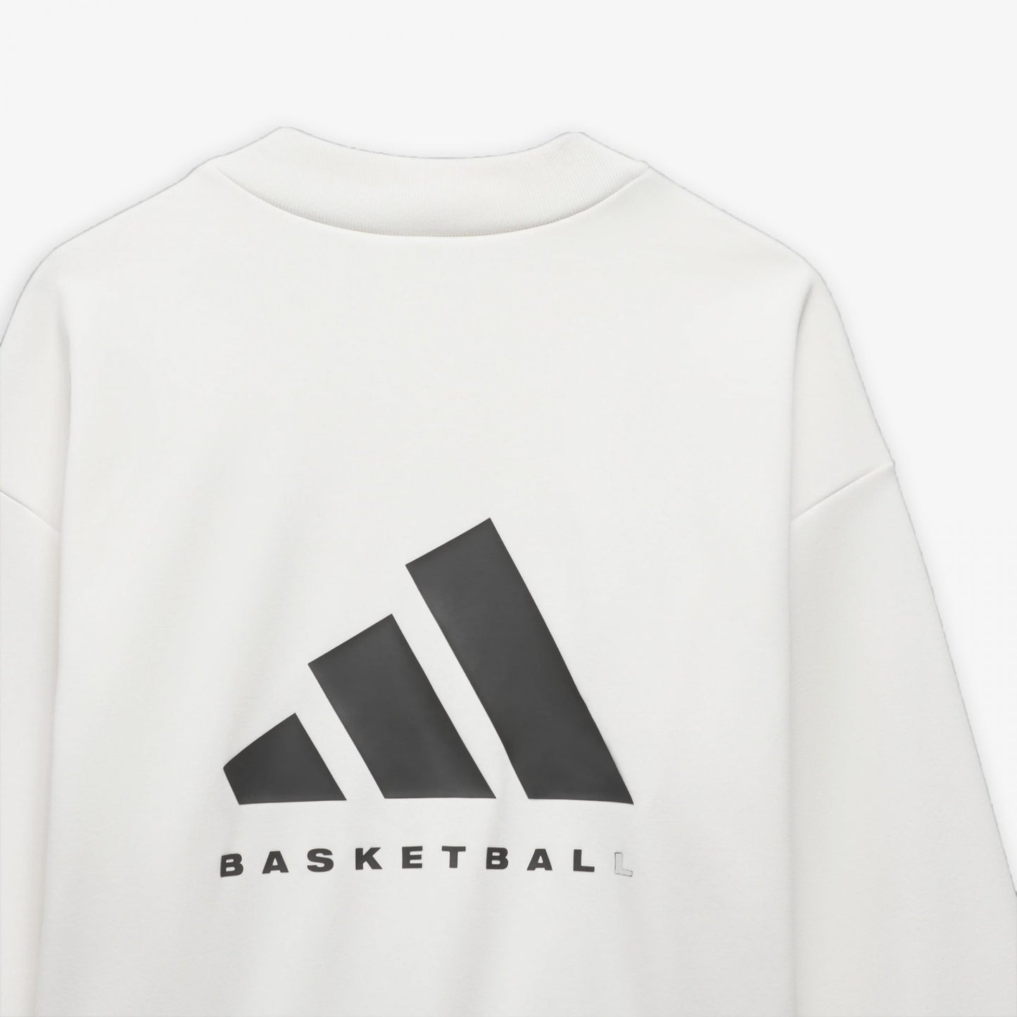 BASKETBALL CREW SWEATSHIRT 'WHITE'