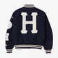 HUF | YEAR CLASSIC H VARSITY JACKET 'NAVY'