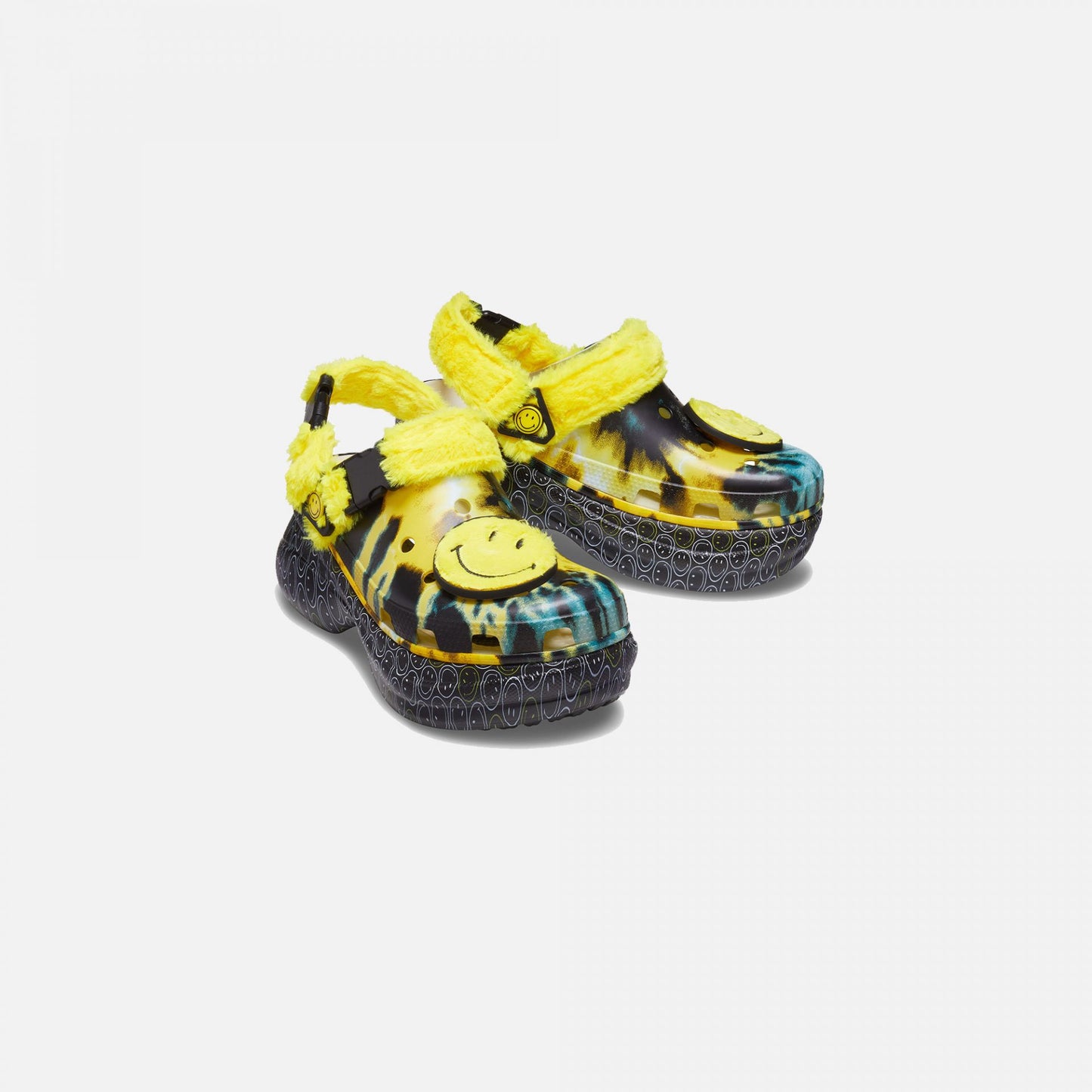 WMN'S CLASSIC BAE BUCKLE TRANSLUCENT SMILEY CLOG