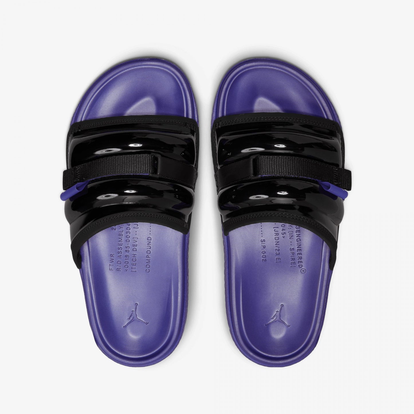 JORDAN SUPER PLAY 'BLACK/WHITE-DARK CONCORD'