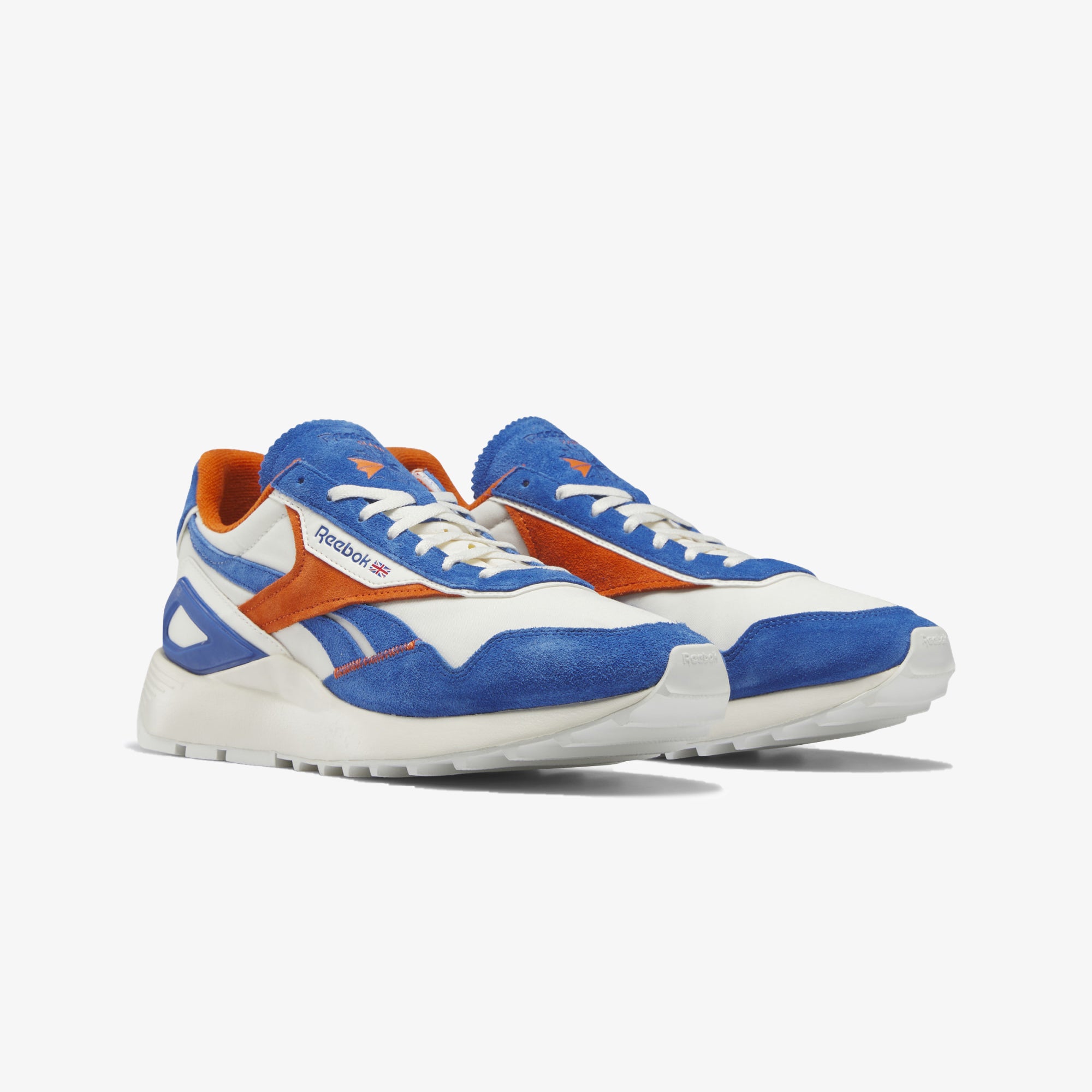 Orange and blue reebok classics new arrivals