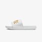 Nike | OFFCOURT  { WHITE/METALLIC GOLD-WHITE