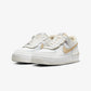 Nike | AIR FORCE 1 SHADOW  { SUMMIT WHITE/SESAME-WOLF GREY