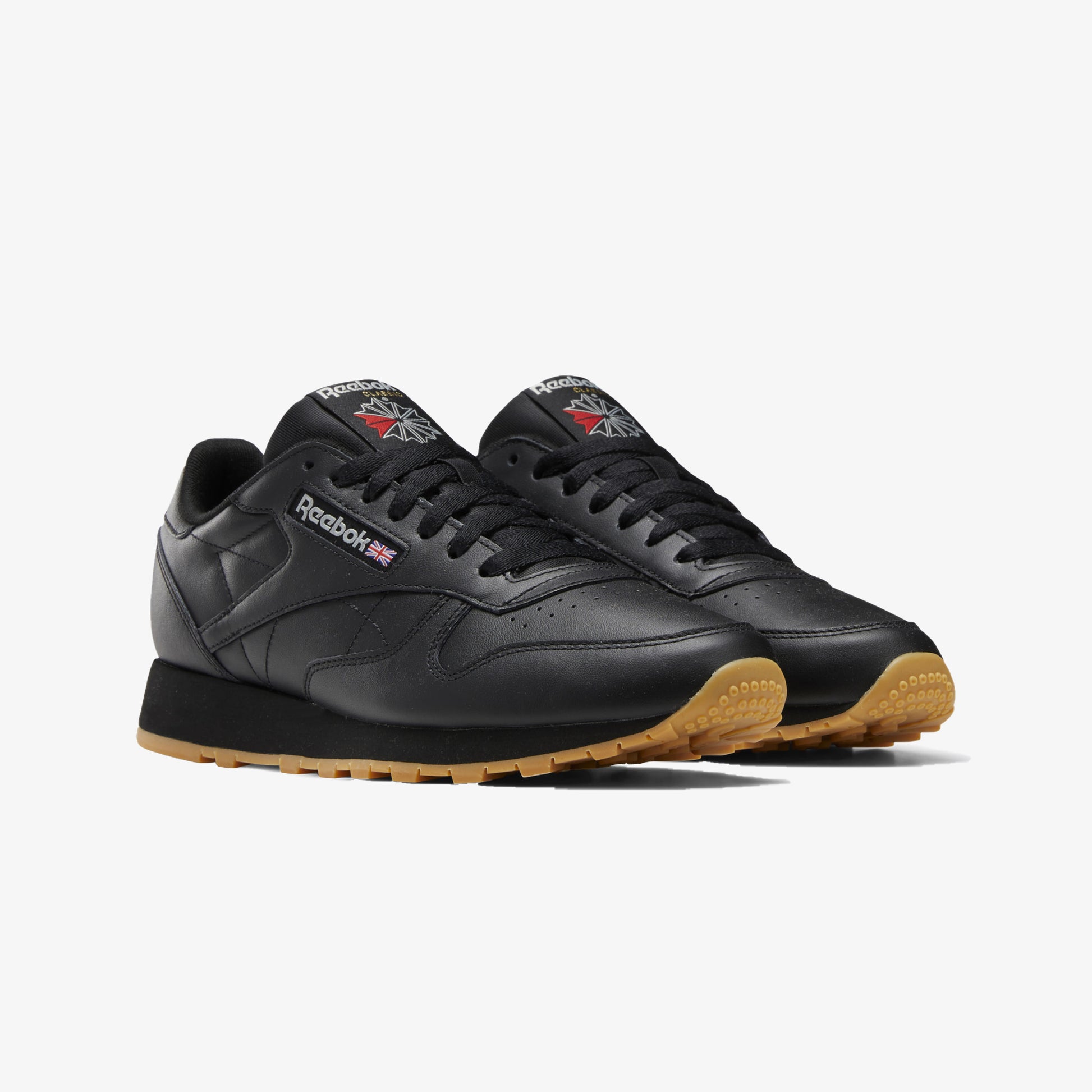 Buy Core Black Reebok Classic Leather Shoes for Men Online